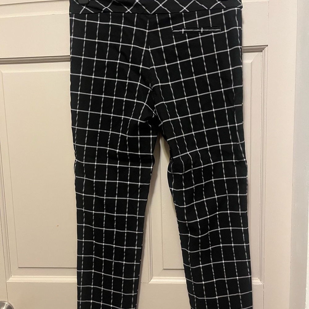Black and White Checkered Pants